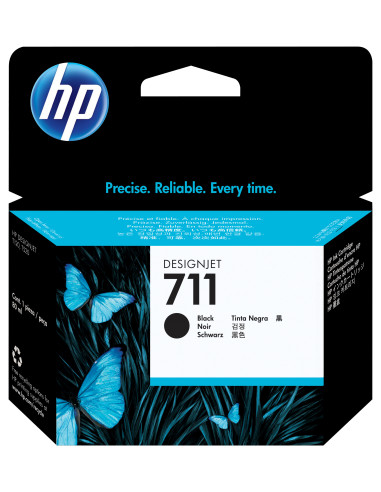 HP Cartuccia inchiostro nero DesignJet 711, 80 ml