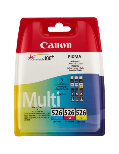 Canon Cartucce d’inchiostro colore Multipack CLI-526 C M Y