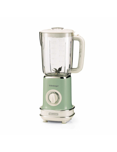 Ariete 568 Frullatore 1,5 Litri - Tazza graduata - 2 velocità + pulse - 500 Watt - Linea Vintage - Verde