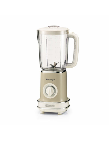 Ariete 568 Frullatore 1,5 Litri - Tazza graduata - 2 velocità + pulse - 500 Watt - Linea Vintage - Beige