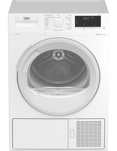 Beko DRX927WN asciugatrice Libera installazione Caricamento frontale 9 kg A++ Bianco