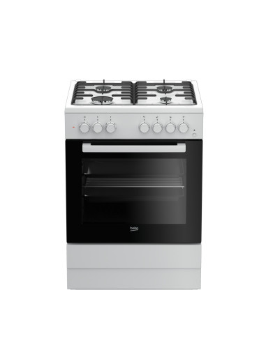 Beko FSE62110DW Cucina Elettrico Gas Bianco A