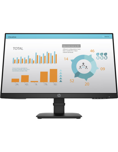 HP P24 G4 Monitor PC 60,5 cm (23.8") 1920 x 1080 Pixel Full HD Nero