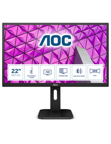 AOC P1 22P1 Monitor PC 54,6 cm (21.5") 1920 x 1080 Pixel Full HD LED Nero