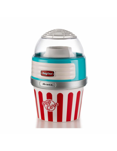 Ariete 2957 Pop Corn XL Party Time - Macchina per Popcorn - Scoppia 60gr di Mais in 2 minuti ad Aria Calda - Ciotola Estraibile