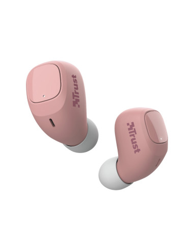 Trust Nika Compact Auricolare True Wireless Stereo (TWS) In-ear Musica e Chiamate Bluetooth Rosa