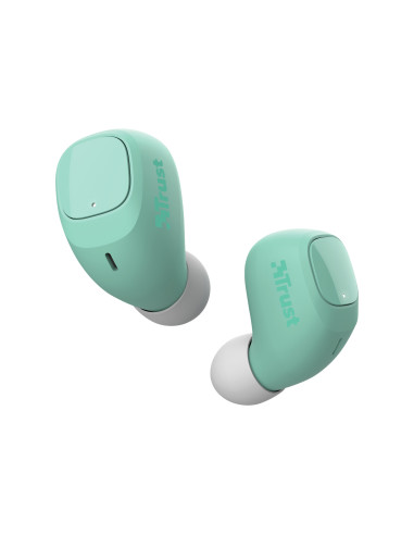 Trust Nika Compact Auricolare True Wireless Stereo (TWS) In-ear Musica e Chiamate Bluetooth Turchese