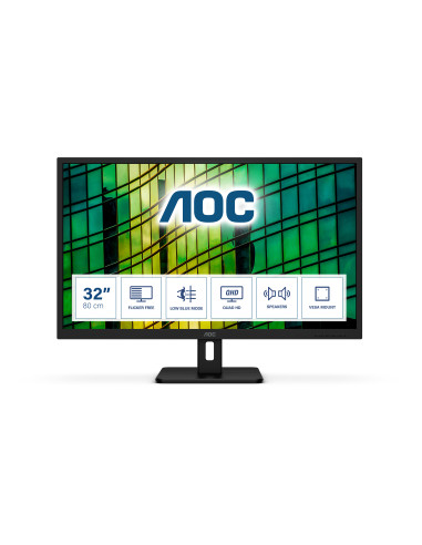 AOC E2 Q32E2N LED display 80 cm (31.5") 2560 x 1440 Pixel Quad HD Nero