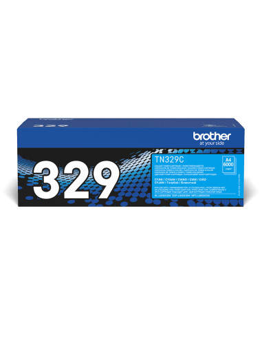 Brother TN-329C cartuccia toner 1 pz Originale Ciano