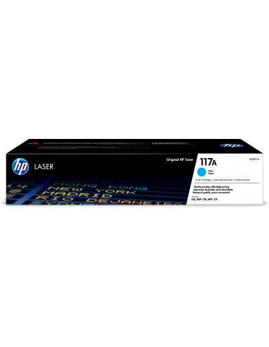 HP Cartuccia toner ciano per stampante laser originale 117A