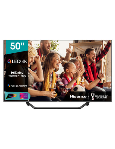 Hisense 50A72GQ TV 127 cm (50") 4K Ultra HD Smart TV Wi-Fi Nero, Grigio 300 cd m²