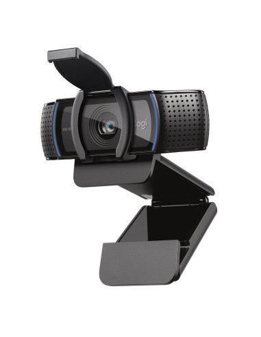 Logitech C920S HD Pro Webcam, Videochiamata Full HD 1080p 30fps, Audio Stereo ‎Chiaro, ‎Correzione Luce HD, Privacy Shutter,