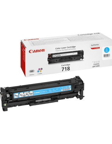 Canon CRG-718 C cartuccia toner 1 pz Originale Ciano