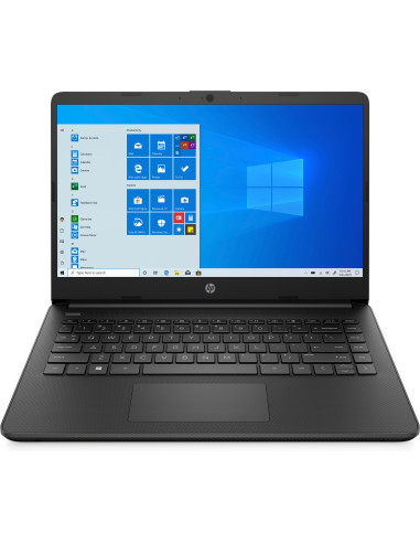 HP 14s-dq0036nl Intel® Celeron® N4020 Computer portatile 35,6 cm (14") HD 4 GB DDR4-SDRAM 64 GB eMMC Wi-Fi 5 (802.11ac) Windows