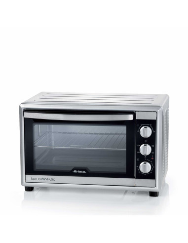 Ariete 986 Forno Elettrico Ventilato con Girarrosto 45 litri - Bon Cuisine 450 - Doppio vetro - Temperatura max 230° - 1800