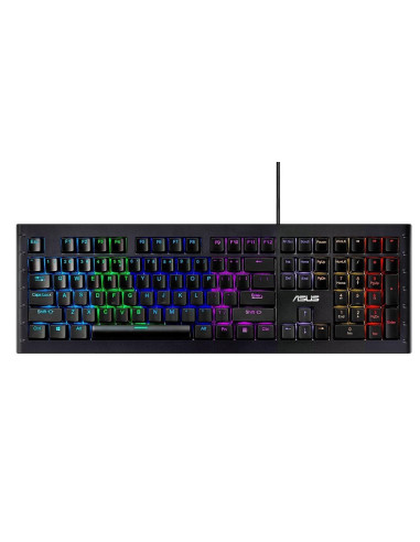 ASUS Sagaris GK1100 tastiera Gaming USB QWERTY Italiano Nero