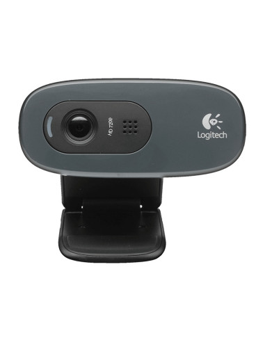 Logitech HD C270 webcam 3 MP 1280 x 720 Pixel USB 2.0 Nero, Grigio