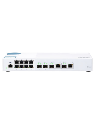 QNAP QSW-M408-2C switch di rete Gestito L2 10G Ethernet (100 1000 10000) Bianco