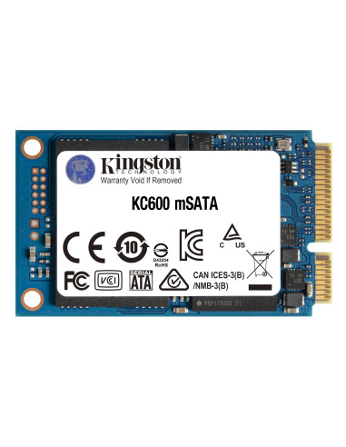 Kingston Technology Drive SSD KC600 SATA3 mSATA 256G