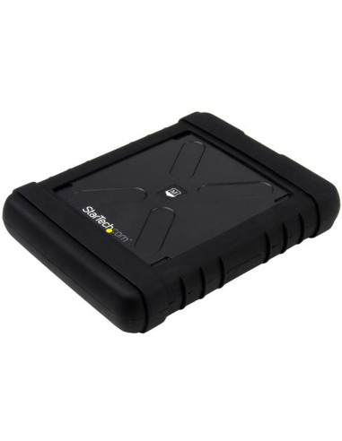 StarTech.com Box Esterno Robusto per Hard Drive - Case esterno anti-shock USB 3.0 a 2,5" SATA 6Gbps HDD SSD con UASP