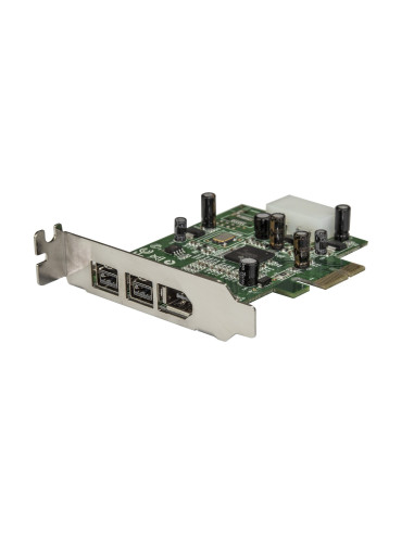 StarTech.com Scheda adattatore PCI Express FireWire 2b 1a 1394 a basso profilo - 3 porte