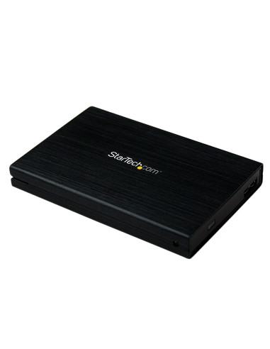 StarTech.com Box Esterno HDD per disco rigido SATA III 2.5" USB 3.0 con UASP in alluminio con cavo incorporato - 6Gbps