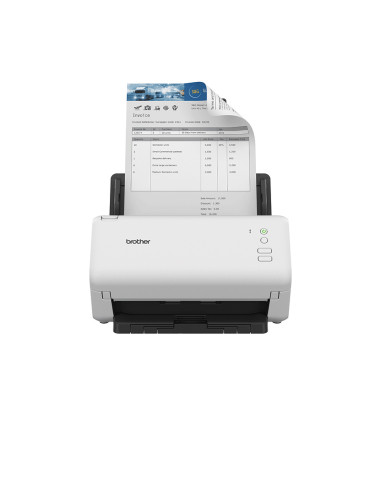 Brother ADS-4100 scanner Scanner ADF 600 x 600 DPI A4 Nero, Bianco