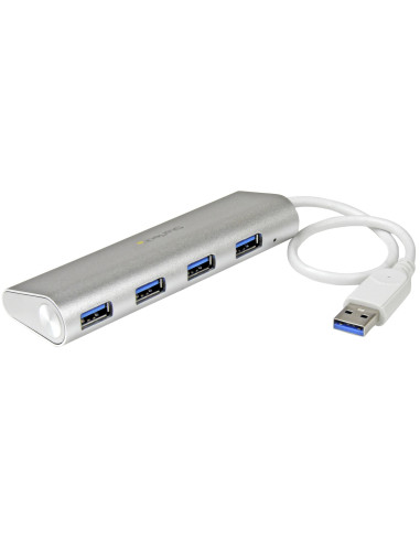 StarTech.com Hub USB a 4 porte, Da USB A a 4 porte USB-A, USB 5Gbps, design robusto, alimentazione via bus, hub USB 3.0