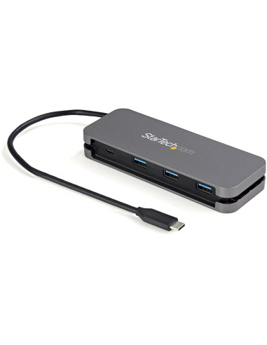 StarTech.com HB30CM3A1CB hub di interfaccia USB 3.2 Gen 1 (3.1 Gen 1) Type-C 5000 Mbit s Nero, Grigio