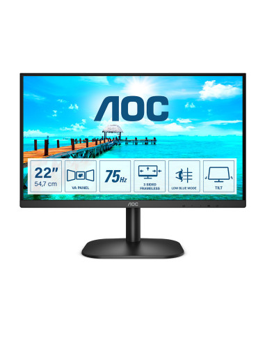 AOC B2 22B2DA LED display 54,6 cm (21.5") 1920 x 1080 Pixel Full HD Nero