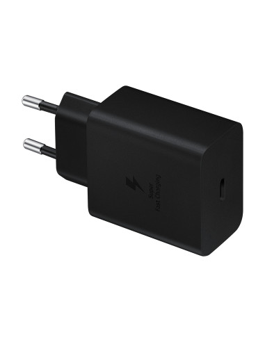 Samsung Caricabatterie Super Fast Charging 45W EP-T4510, Porta USB-C (con Cavo), Nero