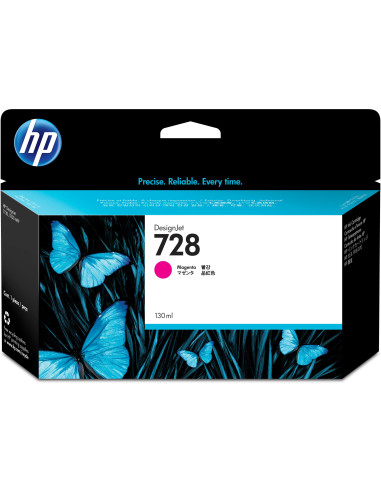 HP Cartuccia inchiostro magenta DesignJet 728, 130 ml