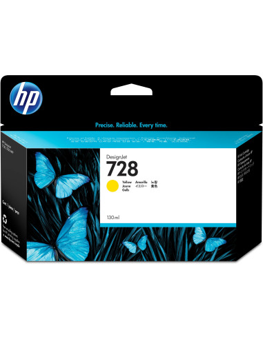 HP Cartuccia inchiostro giallo DesignJet 728, 130 ml