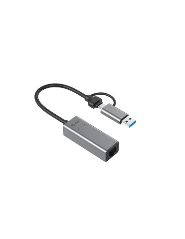 i-tec Metal USB-C USB-A 2.5Gbps Ethernet Adapter