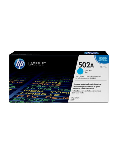 HP Cartuccia Toner originale ciano LaserJet 502A