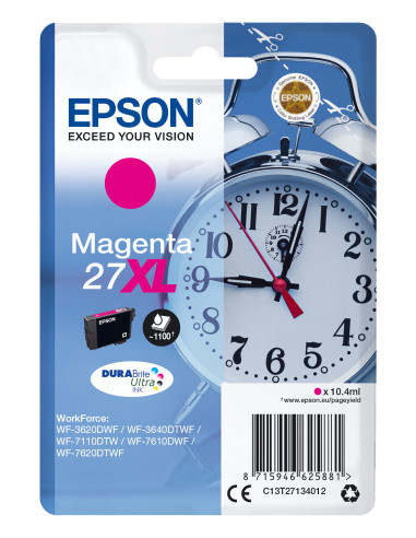 Epson Alarm clock Cartuccia Sveglia Magenta Inchiostri DURABrite Ultra 27XL