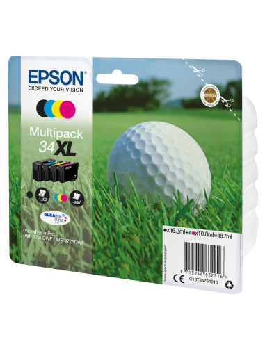 Epson Golf ball Multipack 4-colours 34XL DURABrite Ultra Ink