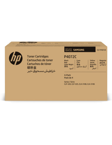 Samsung Confezione da 4 cartucce toner originali HP CLT-P4072C (ciano magenta giallo nero)