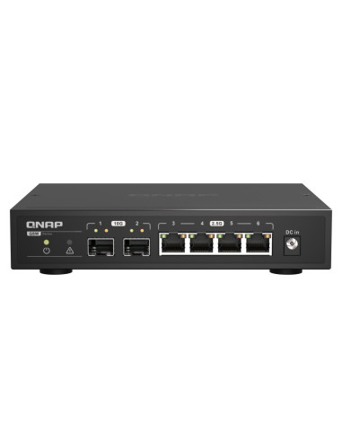 QNAP QSW-2104-2S switch di rete Non gestito 2.5G Ethernet Nero