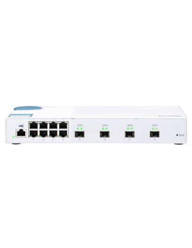 QNAP QSW-M408S switch di rete Gestito L2 Gigabit Ethernet (10 100 1000) Bianco