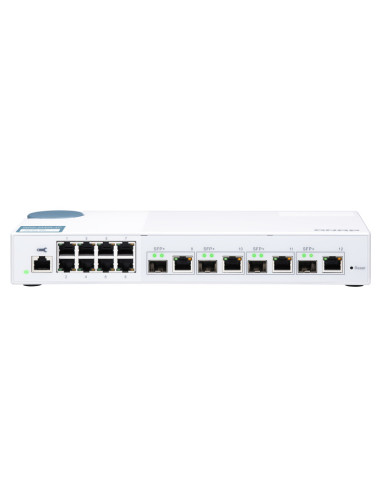 QNAP QSW-M408-4C switch di rete Gestito L2 Gigabit Ethernet (10 100 1000) Bianco