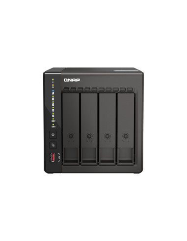 QNAP TS-453E NAS Tower Intel® Celeron® J6412 8 GB 0 TB QNAP QTS Nero