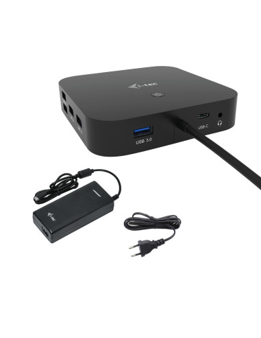 i-tec USB-C HDMI DP Docking Station with Power Delivery 100 W + Universal Charger 100 W