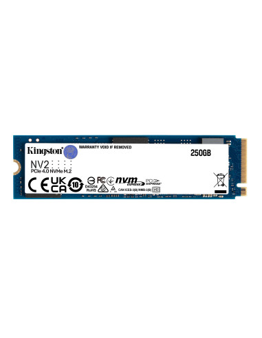 Kingston Technology 250G NV2 M.2 2280 PCIe 4.0 NVMe SSD