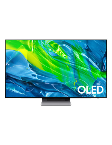 Samsung Series 9 TV OLED 4K 55” QE55S95B Smart TV Wi-Fi Eclipse Silver 2022, Processore Neural Quantum 4K, Ultra sottile,