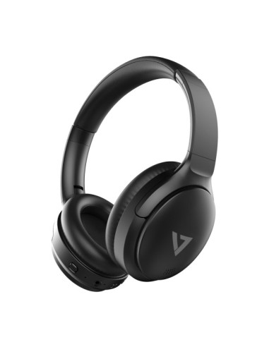 V7 HB800ANC cuffia e auricolare Wireless A Padiglione Musica e Chiamate USB tipo-C Bluetooth Nero