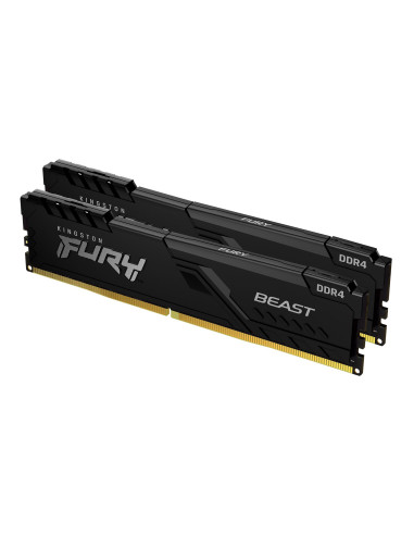 Kingston Technology FURY Beast 64GB 3600MT s DDR4 CL18 DIMM (Kit da 2) Black