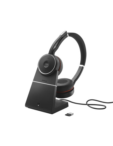 Jabra 7599-848-199 cuffia e auricolare Con cavo e senza cavo A Padiglione Musica e Chiamate Bluetooth Base di ricarica Nero