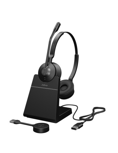 Jabra 9559-415-111 cuffia e auricolare Wireless A Padiglione Ufficio Bluetooth Base di ricarica Nero