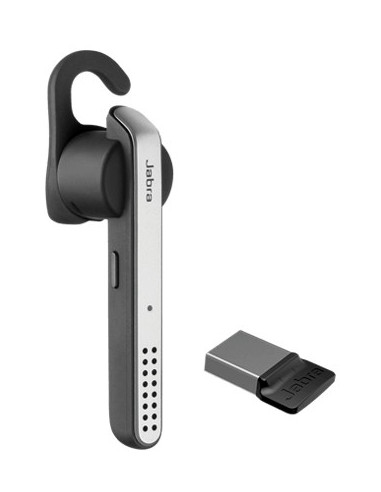 Jabra Stealth UC MS Auricolare Wireless A clip, In-ear Musica e Chiamate Micro-USB Bluetooth Nero